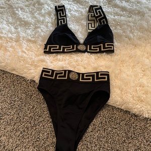 Two Piece Versace Bathing Suit 100% Authentic
